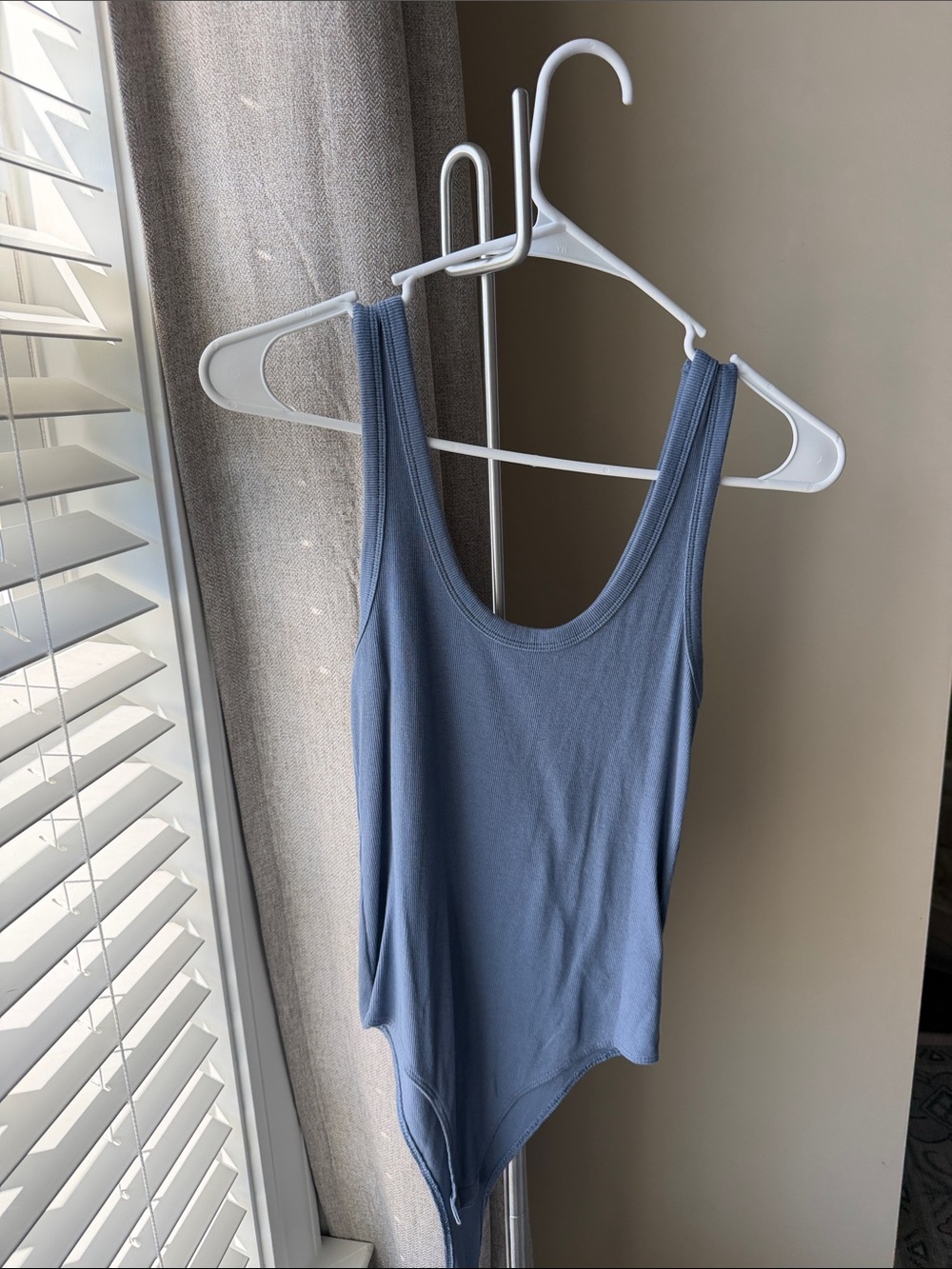 a new day Scoop Neck Bodysuit — Dusty Blue